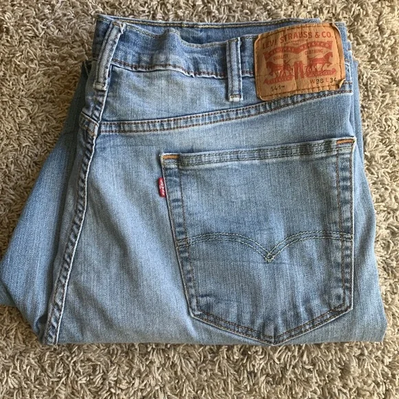 Denim Jeans W38 L34 Size Mens Levi 541 Size W38 L34